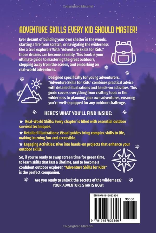 Adventure Skills for Kids: How to Build Shelter, Make Fires, and Master Survival Skills in the Great Outdoors. The Ultimate Guide to Screen-Free Adventures (Life Skills for Tweens & Teens) - Image 2