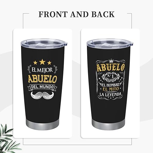 Miniatura 4 de Vaso de regalo de Abuelo de 20 onzas, regalos para Abuelo, El Mejor Abuelo Del Mundo, regalos para Abuelo Dia del Padre, regalos para abuelo en