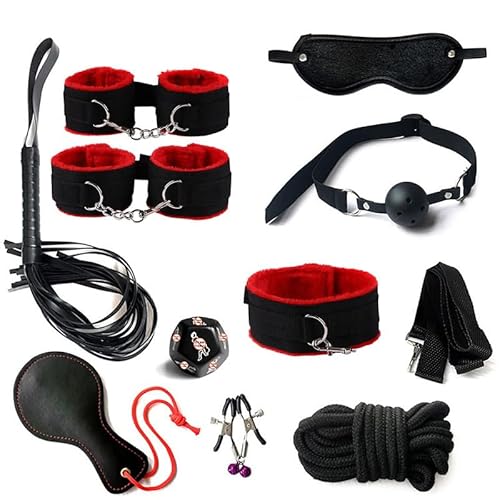 Accesorios De ProteccióN para Entrenamiento FíSico, Juego De 10 Piezas De Equipo Auxiliar para Diferentes Partes del Cuerpo - Q-ES