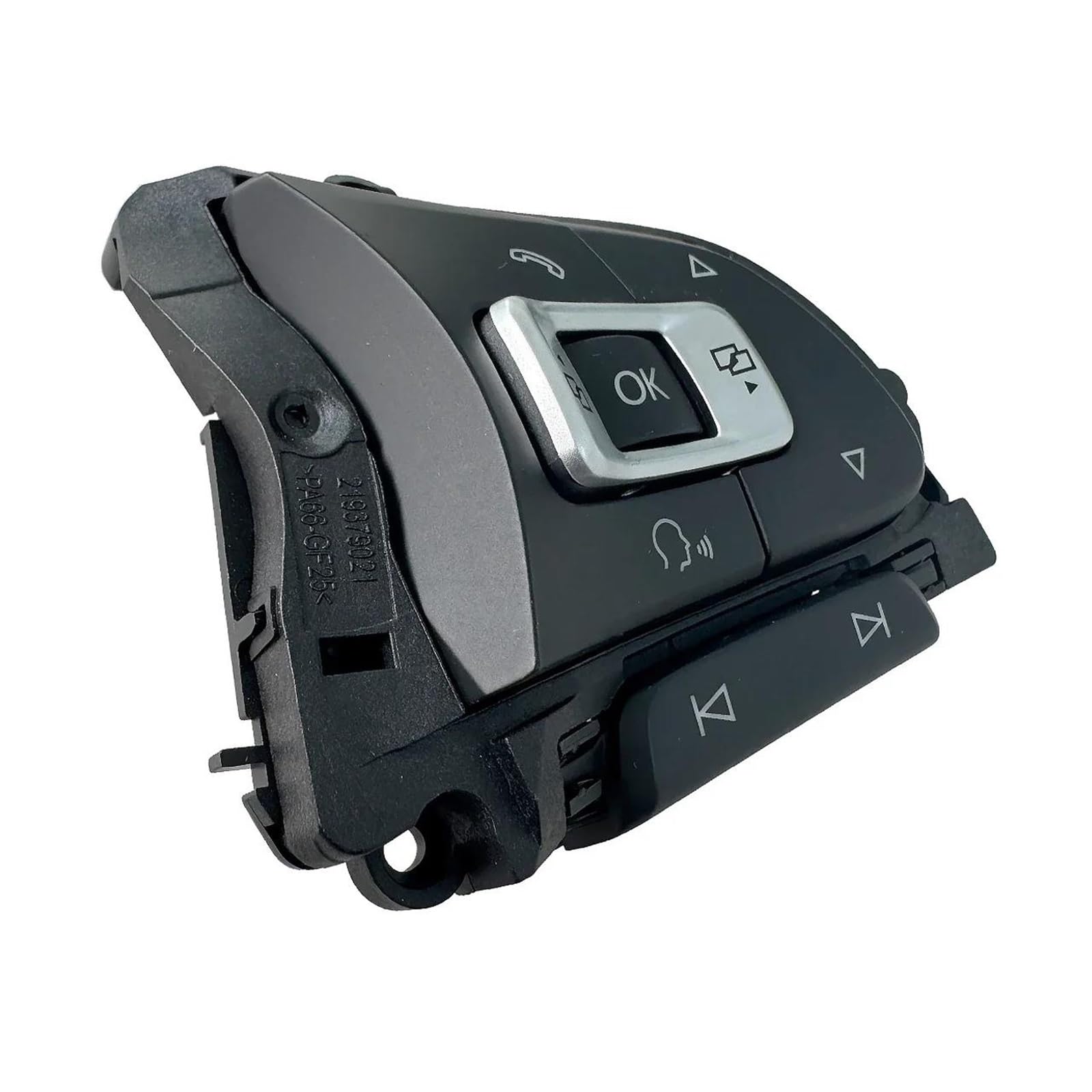 Volante Multifunzione Tasto Per VW Per Golf 7 7.5 Per Sportsvan Per Variante Per E-Golf MK7 5G0959442 1x/2x Volante Multifunzione Pulsante Interruttore Copertura Lunetta(1 Pair-2PCS)