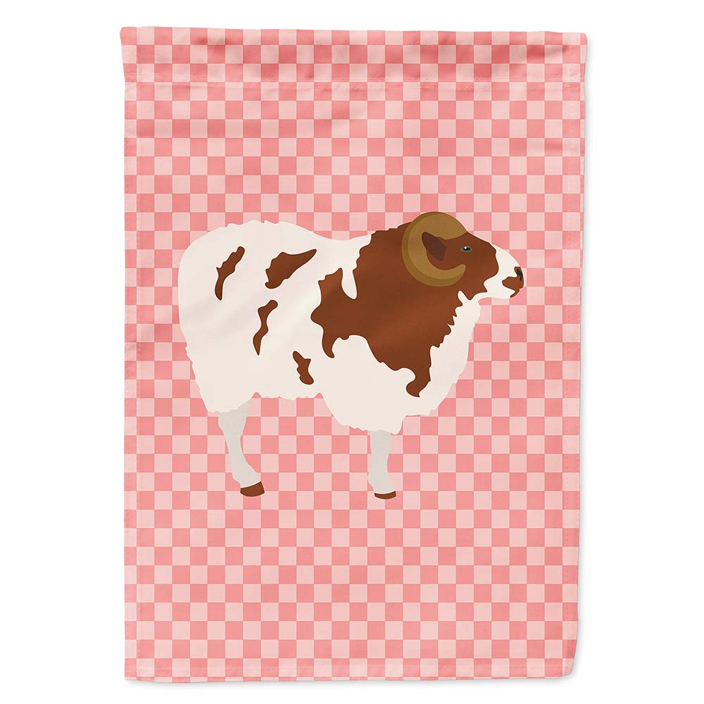 Jacob Mouton Rose drapeau toile maison taille L multicolore Caroline's Treasures BB7975CHF