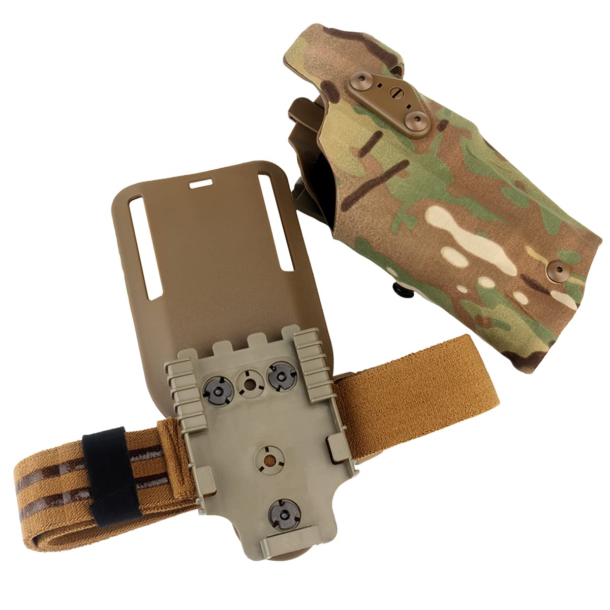 WLXW 6378RDS Duty Holster para Glock 17/22 Surefire X300U con Sistema De Bloqueo Automático Y Compatibilidad con Red Dot Sight - Mano Derecha