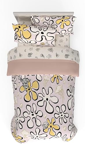 Miniatura 179 de Franco - Juego de ropa de cama coleccionable Nintendo Donkey Kong, 5 piezas, edredón reversible supersuave y juego de sábanas con funda, tamaño Rojo