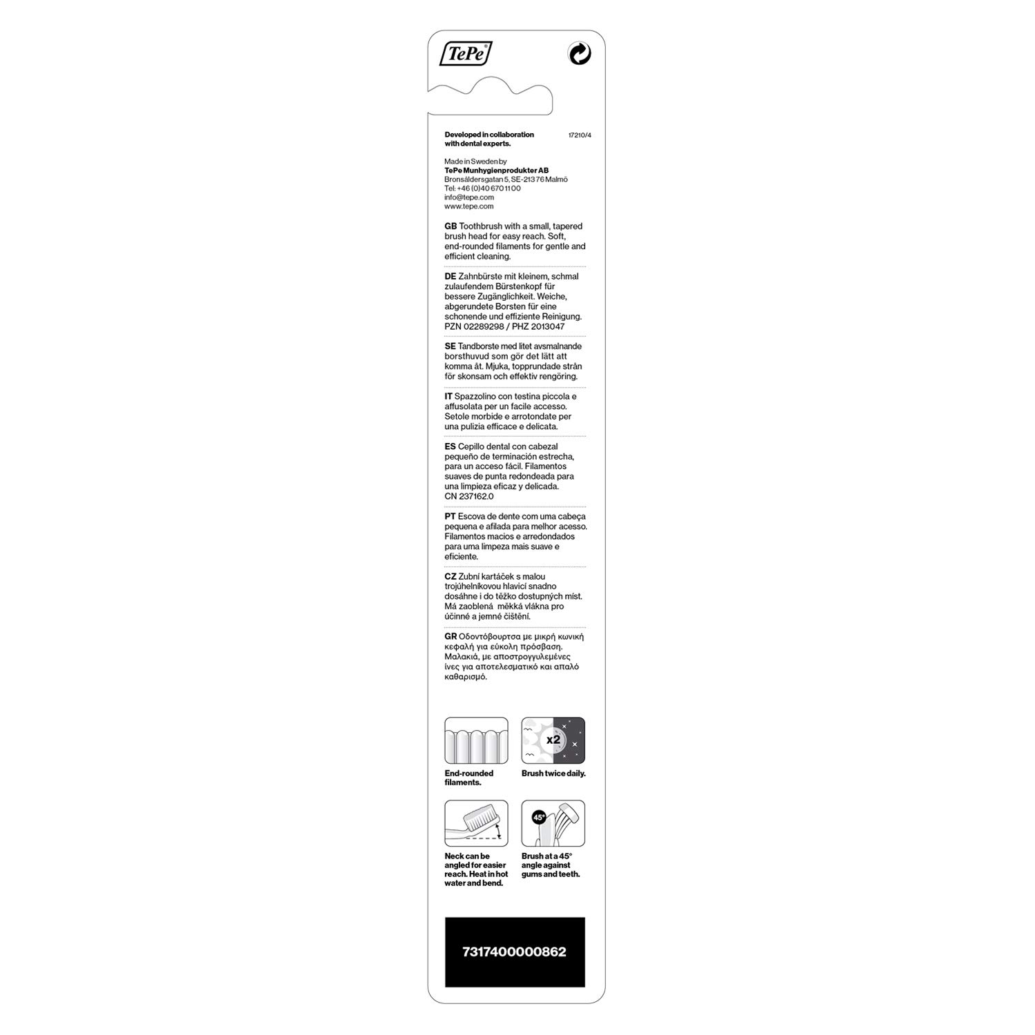 TEPE Select Compact Soft Yumuşak Diş Fırçası (3 paketi)