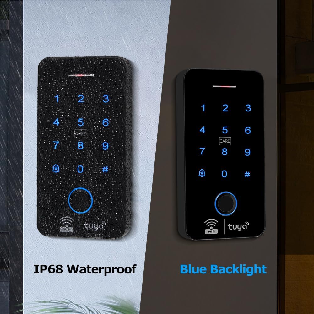 IP68 Waterproof and Blue Backlight