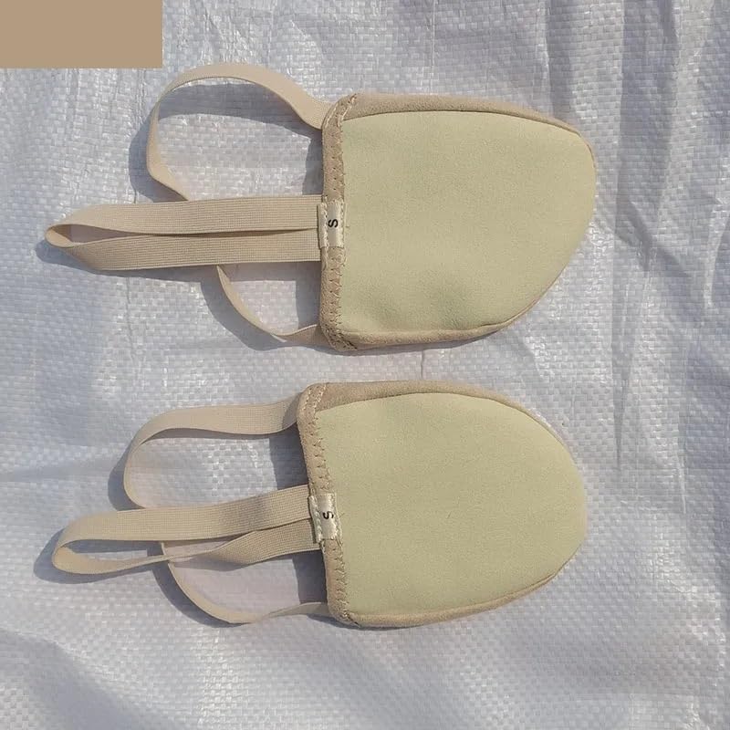 Demi-Chaussures élastiques de Gymnastique, 3 Paires, Pantoufles Plates Ballet, Chaussures tournantes Danse, Couverture Semelle d'entraînement for Femmes, Ventre pour Danse