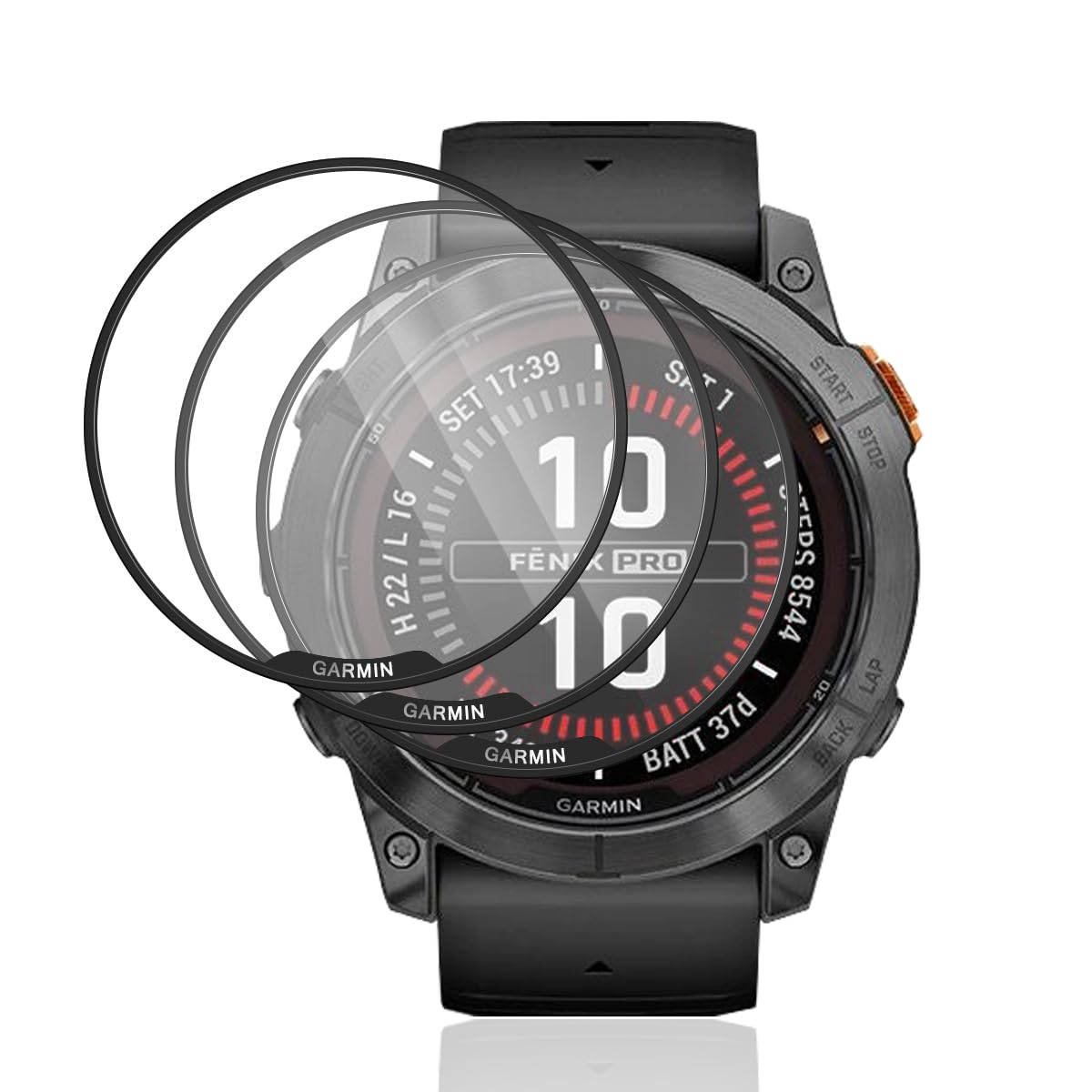 Pellicola Protettiva Per Garmin Epix Pro 47mm - 3 Pezzi Anti-Graffio, Flessibile, Full Coverage - Foto 4