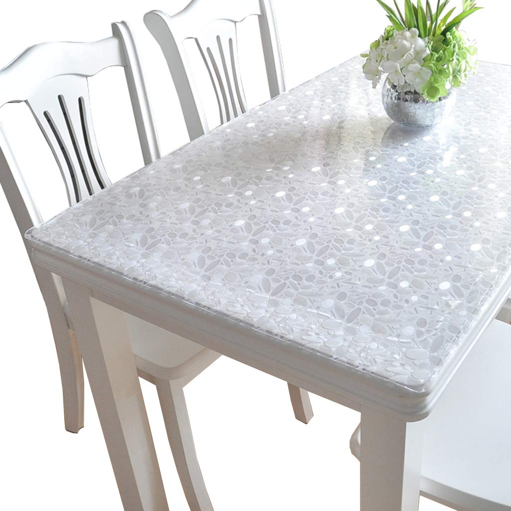 CIEEIN CIEHT PVC Tablecloths Table Mat Desk Pads Tablecover Table Covers Waterproof Oilproof Durable Thickness 1mm Stone 90 * 140CM