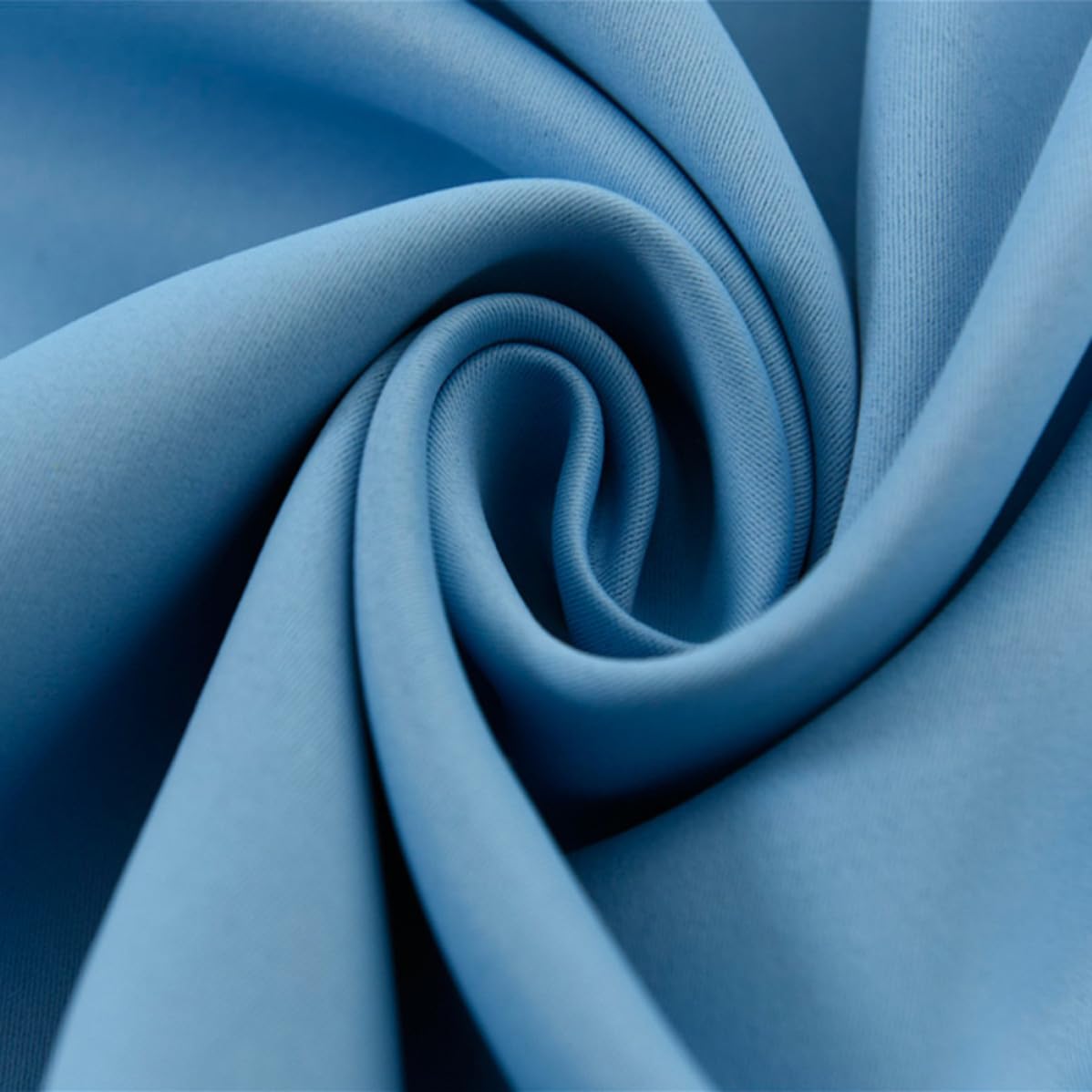 SHINEOFI 2 Stück Verdunkelungsvorhang Blau Dekorativer Vorhang aus Polyester Pack Lichtundurchlässig für Schlafzimmer und Zuhause
