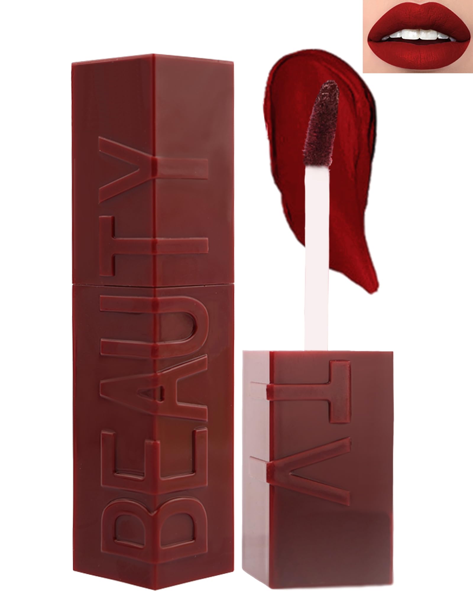 Matte Liquid Lipstick for Women- 1Pcs Highly Pigmented Color Lip Stain Tint, Super Velvet…