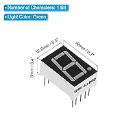 Vista 2 de PATIKIL Tubo digital con pantalla LED, paquete de 10 ánodos comunes, 7 segmentos, 10 pines, 1 broca, 3,3 V, 0,56 pulgadas, módulo de pantalla LED
