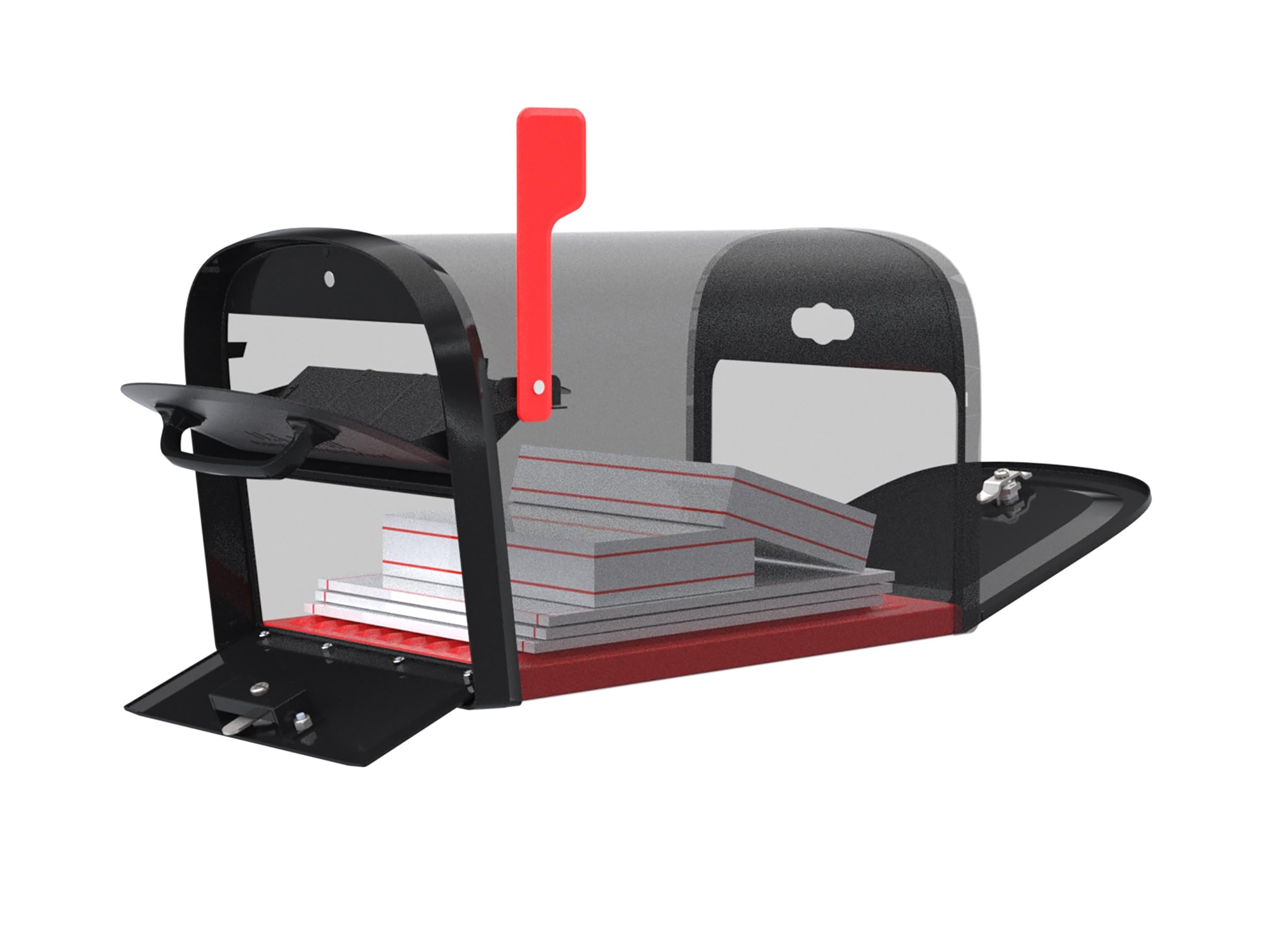 ARCHITECTURAL MAILBOXES 6300RZ Oasis 360 - Supporto per palo, bronzo spazzolato, L