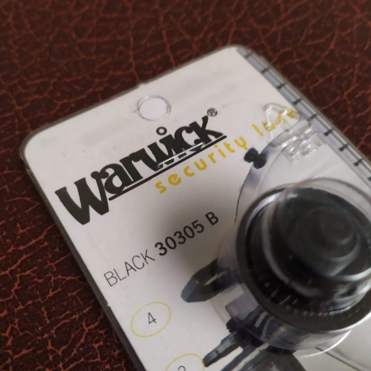Warwick Security Lock Black - 30305B