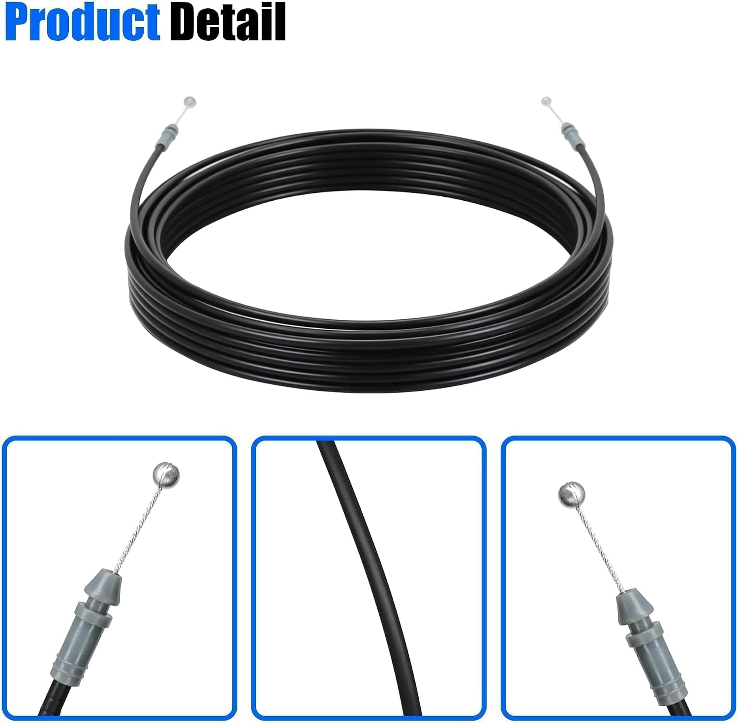 Trunk Lid Release Cable Compatible with 2012-2014 Camry L for 2012 2013 2014 2015 2016 2017 Camry LE XLE SE XLE 2015-2017 for Camry XSE Replace 912-702 6460706191 6460706190