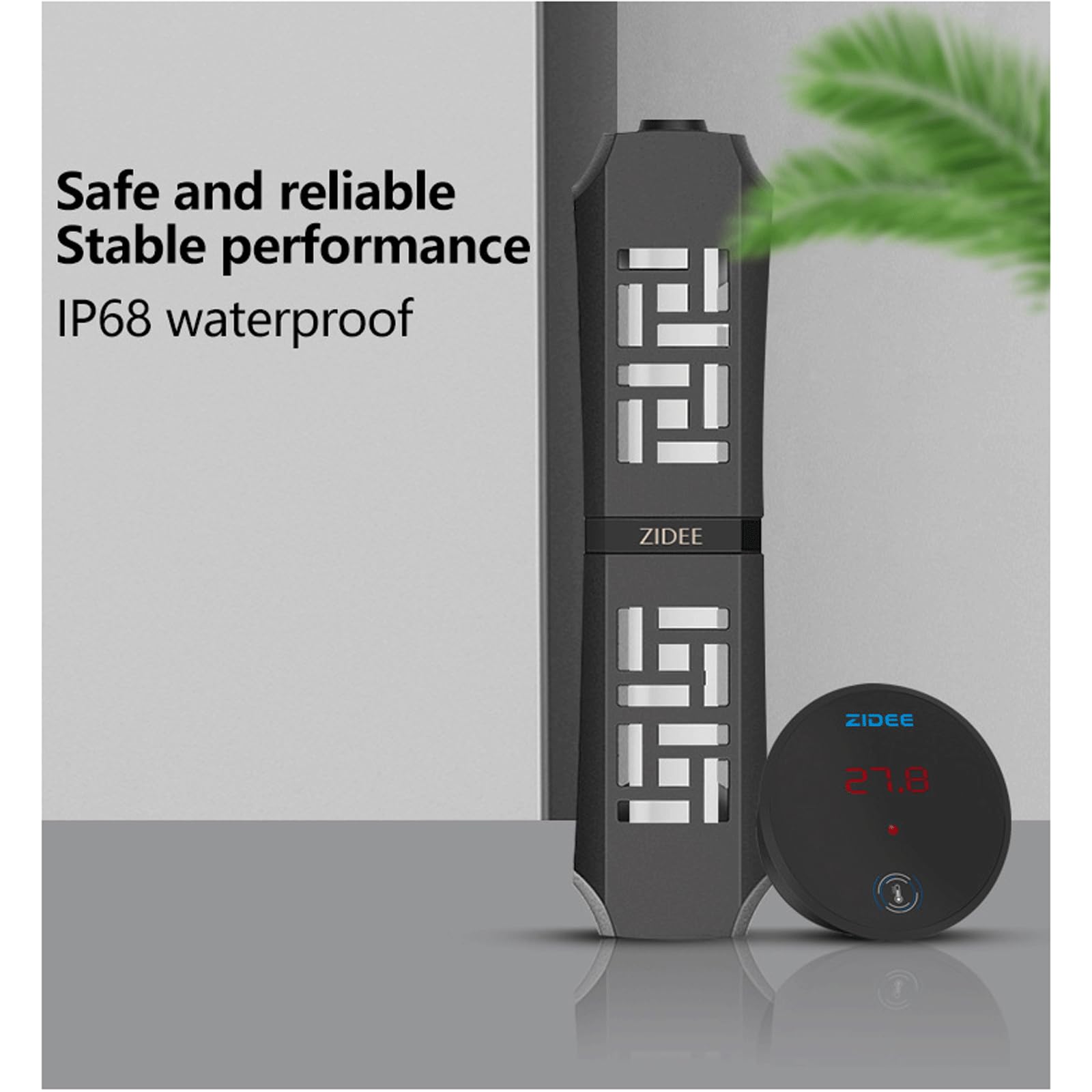 Asta riscaldante per Acquario, riscaldatore Automatico, Mini termostato, Vetro antideflagrante, 75 W