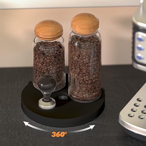 Miniatura 5 de Lazy Susan - Organizador giratorio resistente de 6 pulgadas con rodamientos de bolas de acero para pasteles, armarios de cocina, monitor, TV,