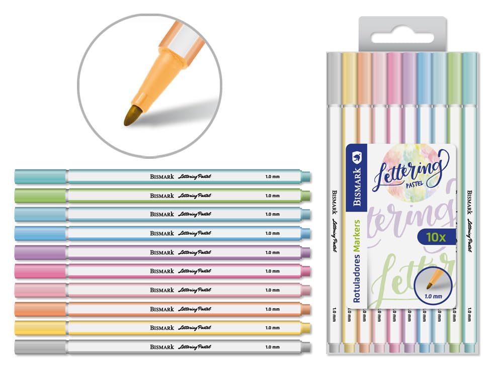 CAJA DISCOVER BOX SET LETTERING PAPELERIA PASTEL Bismark