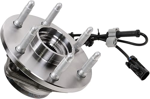 Miniatura 2 de TRQ Buje de rueda y cojinete con ABS compatible con camioneta Chevy GMC 4X4 4WD AWD