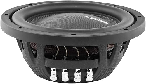 Miniatura 7 de DS18 IXS10.4D Subwoofer para automóvil poco profundo - 10 pulgadas 1000 W de potencia máxima, 500 W RMS, bobina de voz doble, impedancia de 4+4