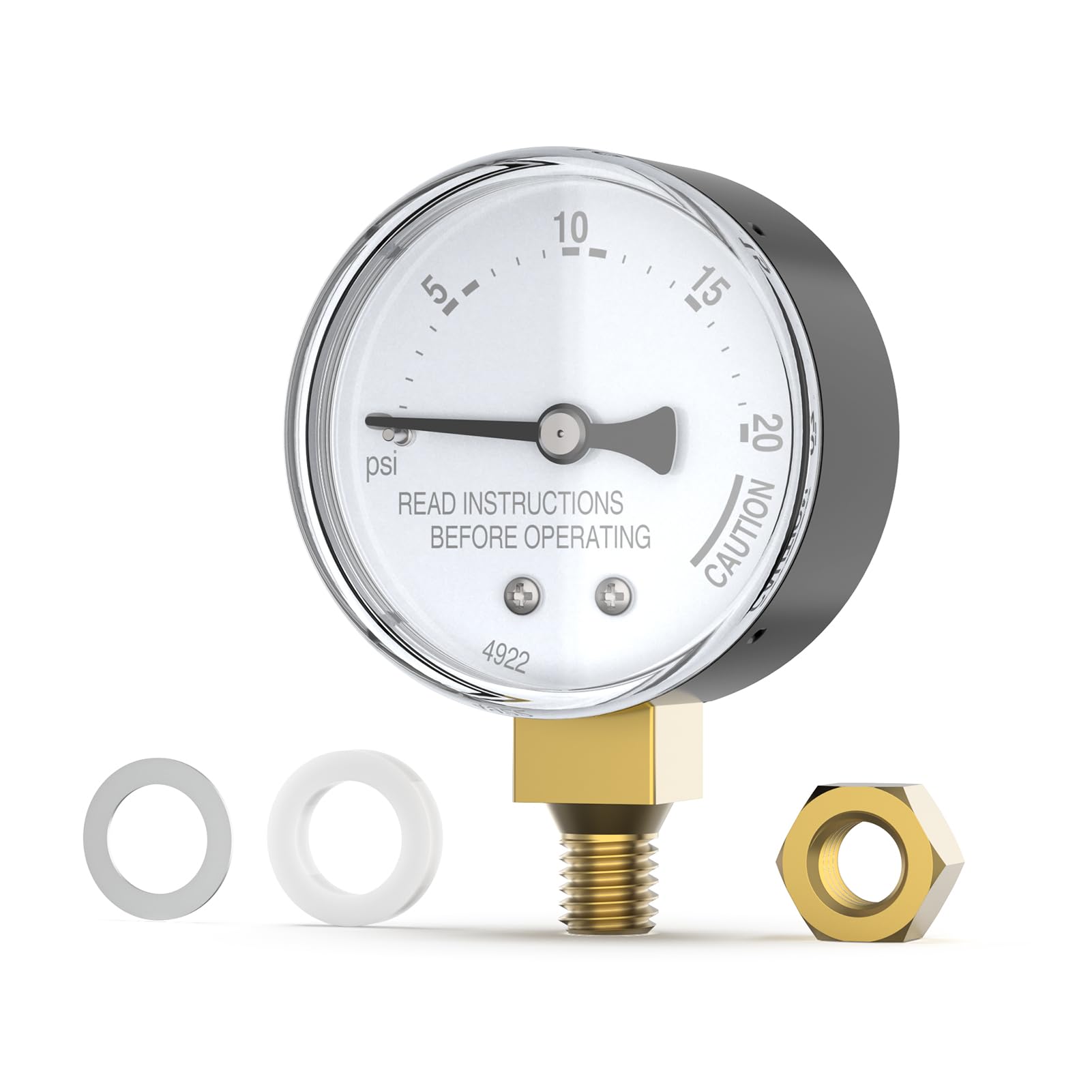 85772 Pressure Canner Steam Gauge Replacement Parts for Presto 01/CG22 0175001 0175005 0175006 0175107 01755 0178001 0178005 0178006 0178107 0178410, Pressure Cooker Parts