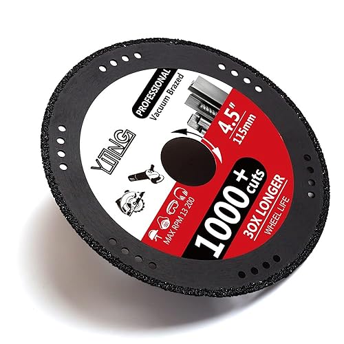 Miniatura 2 de YIJING 4.5 "Corte de metal de corte de hoja de diamante de corte de rueda para barra de refuerzo Piedra de hierro de ángulo de chapa