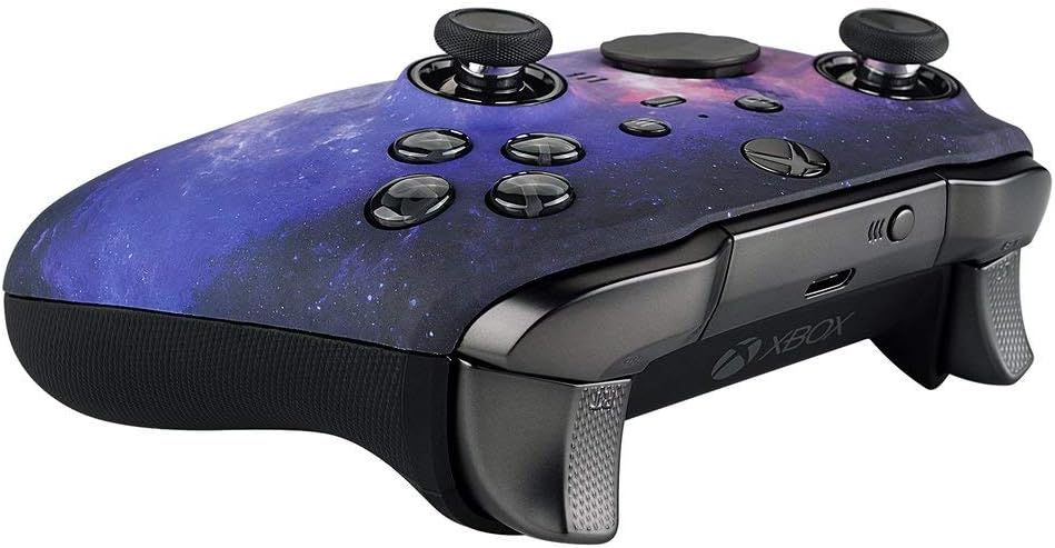 Space Custom Modded Controller Compatible with Xbox One Elite Series 2 Soft Touch Finish for All Shooter Games MW BO4 : Video Games