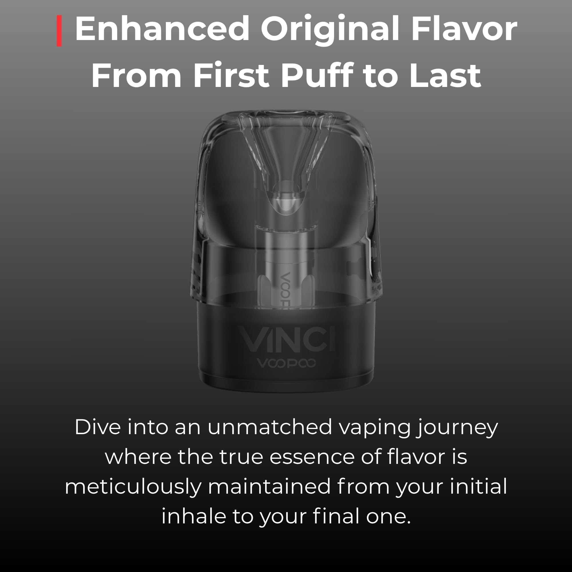 Voopoo Vinci PnP X Pod [MTL - Large | No Coil] 2 Pack - COMPATIBLE WITH: Voopoo  Vinci