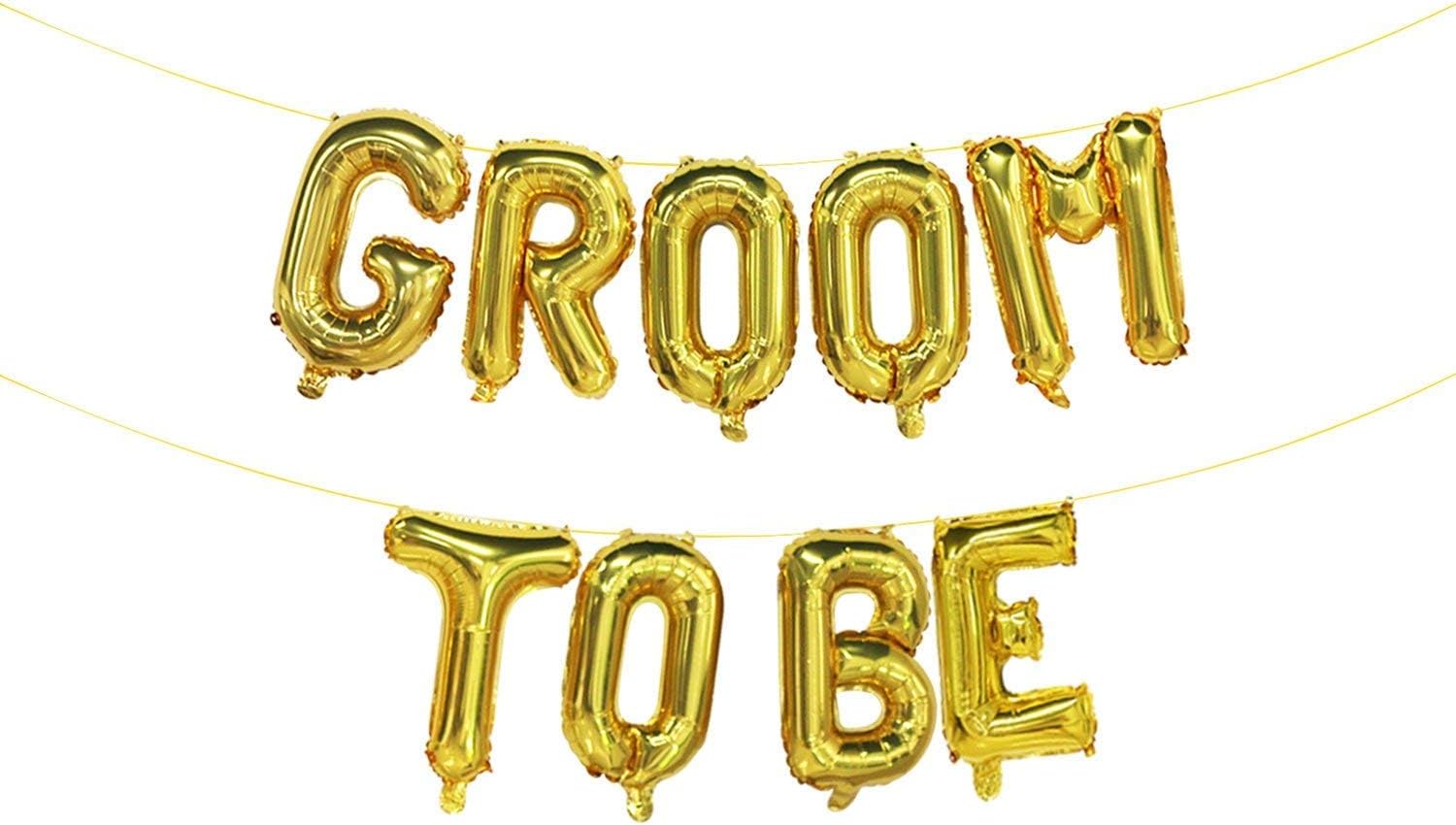 TOYXE Groom to Be Balloons | Bachelor Party Balloon Decorations Supplies | Bridal Gift Idea, 16 inch (40697)