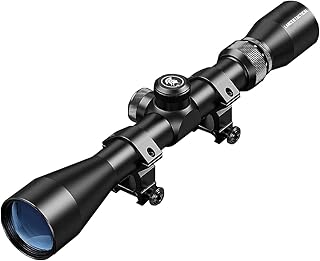 Lancer Tactical Airgun Airsoft Scope: 3-9x40 Rifle Scope with Fast Focus Eyepiece and Reticle Crosshair for Accurate Shooting w/Mil-dot 3" Eye Relief - 40mm - Lancer Tactical