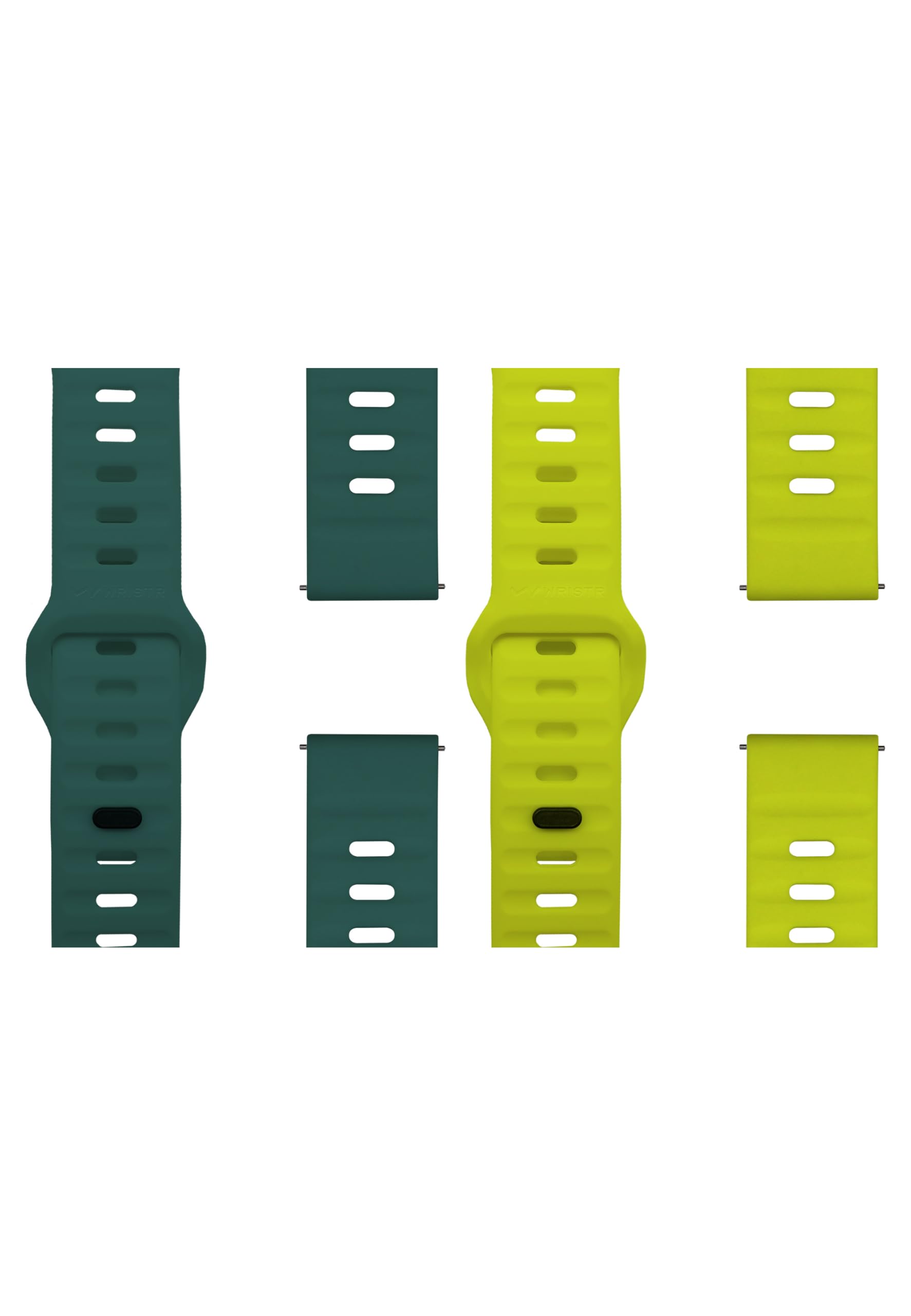 Smartwatch-Armband 2er Set - sportlich - strukturierte Optik