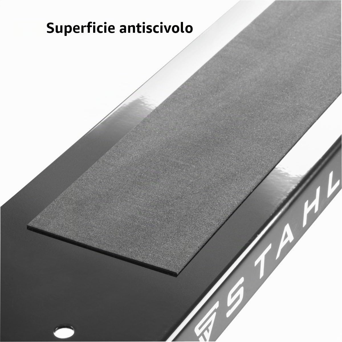 STAHLWERK SB-910 ST cavalletto da lavoro in set di 2 cavalletti in metallo verniciato a polvere, regolabile in altezza da 645 a 910 mm con portata di 150 kg e superficie antiscivolo