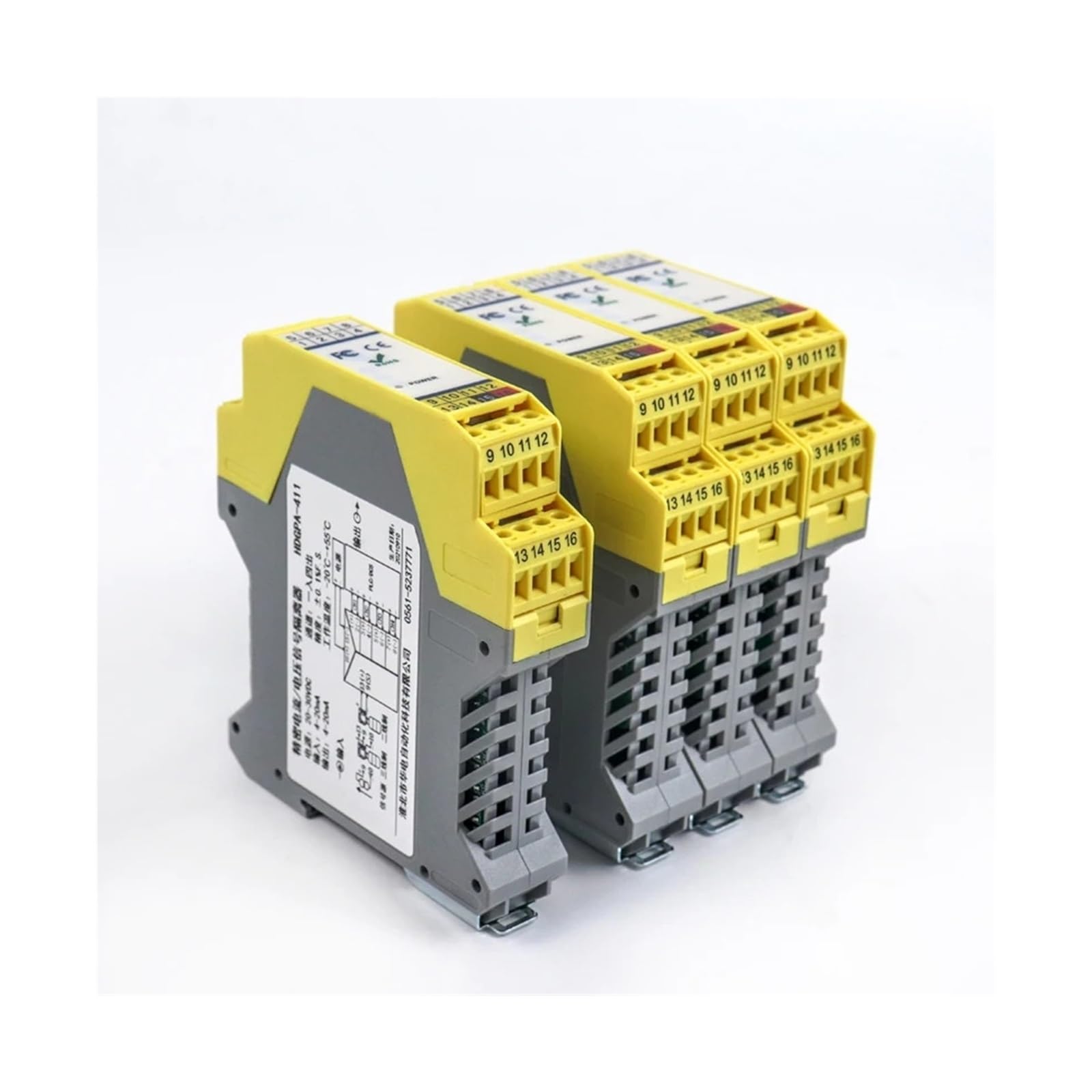 2 ingressi 4 uscite 4-20 mA 0-10 V CC Splitter isolatore di Segnale 2 ingressi 2 uscite Trasmettitore di Segnale 1 Ingresso 4 uscite(12Vdc)