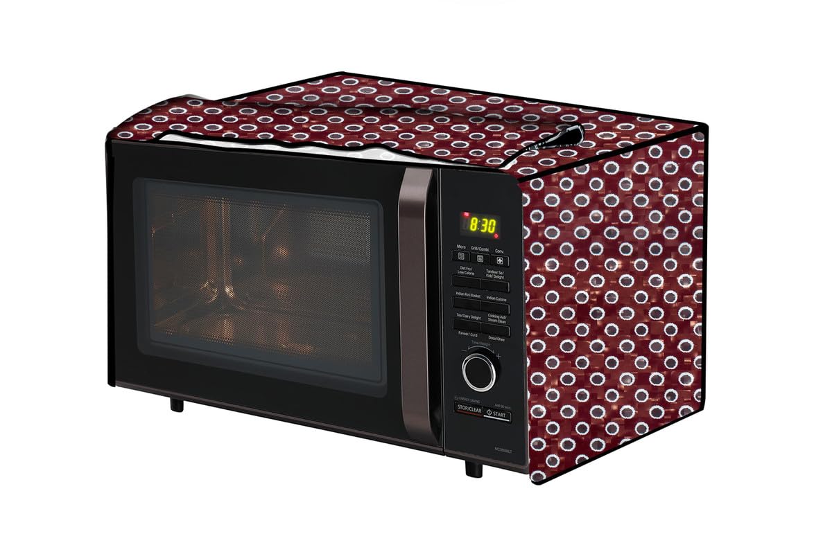 Microwave Oven Cover - Sand Pattern Brown -20