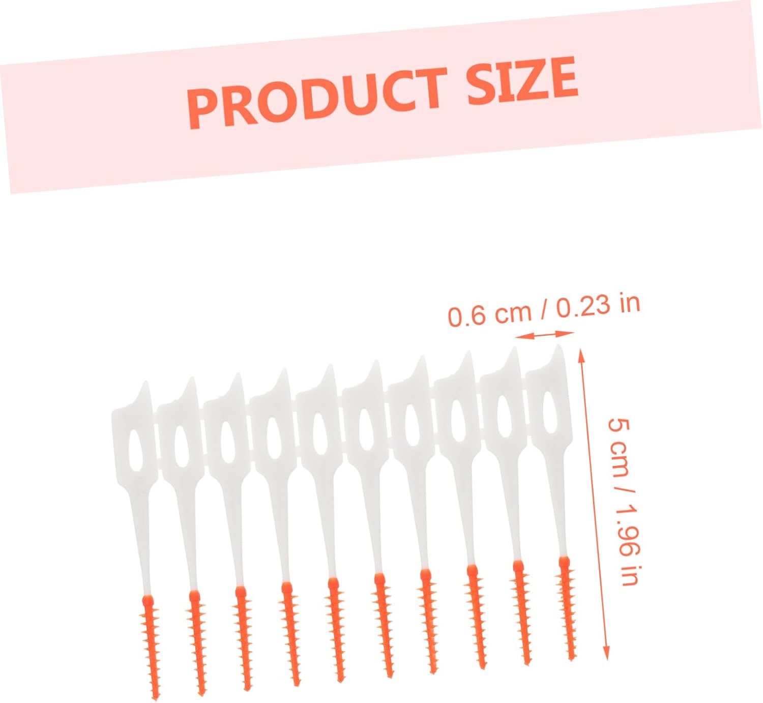 Ipetboom 80pcs Firm Toothbrush Interdental Brush Floss Dispenser Tooth Cleaning Tools for Personal Oral Care