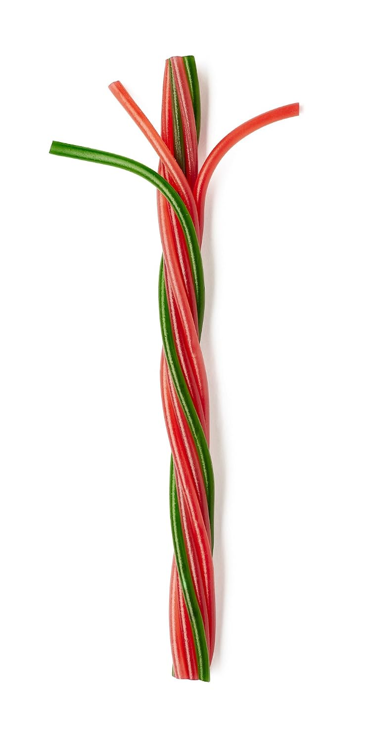 TWIZZLERS Pull 'n' Peel Licorice Candy, Watermelon, 14 Ounce (Pack of 6)