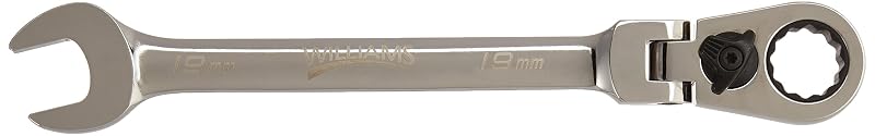 Chave combinada com catraca reversível 19 mm, cabeça flexível e 12 pontos Williams JHW1219MRCF