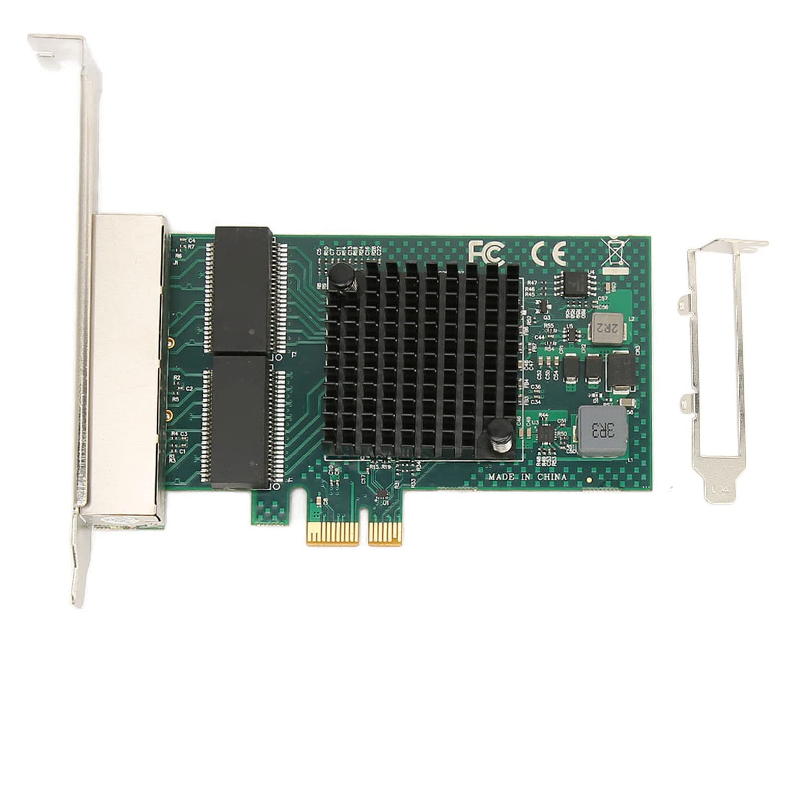 Cocoarm Carte Réseau Ethernet, 4 Ports BCM5719 PCIe