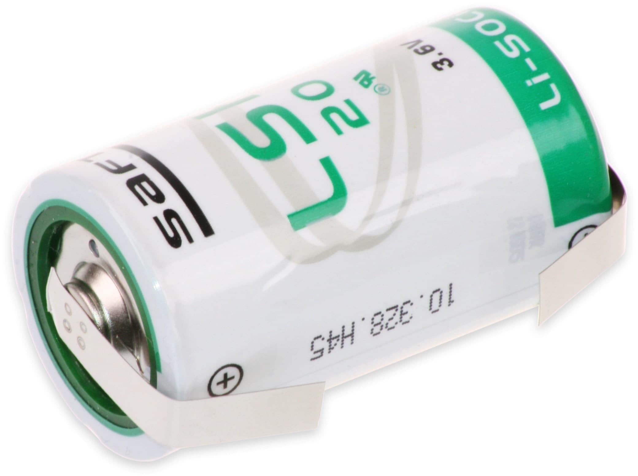 SAFT Batterie au lithium LSH 20-CNR D avec cosse à souder en U 3,6 V 13 000 mAh