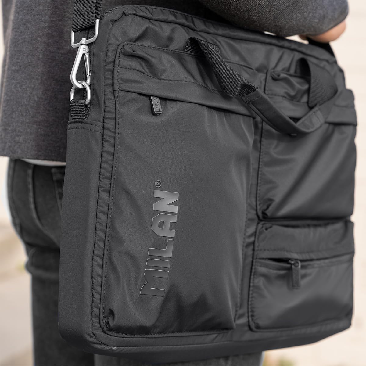 MILAN® Maletín para portátil colección Shadow, negro