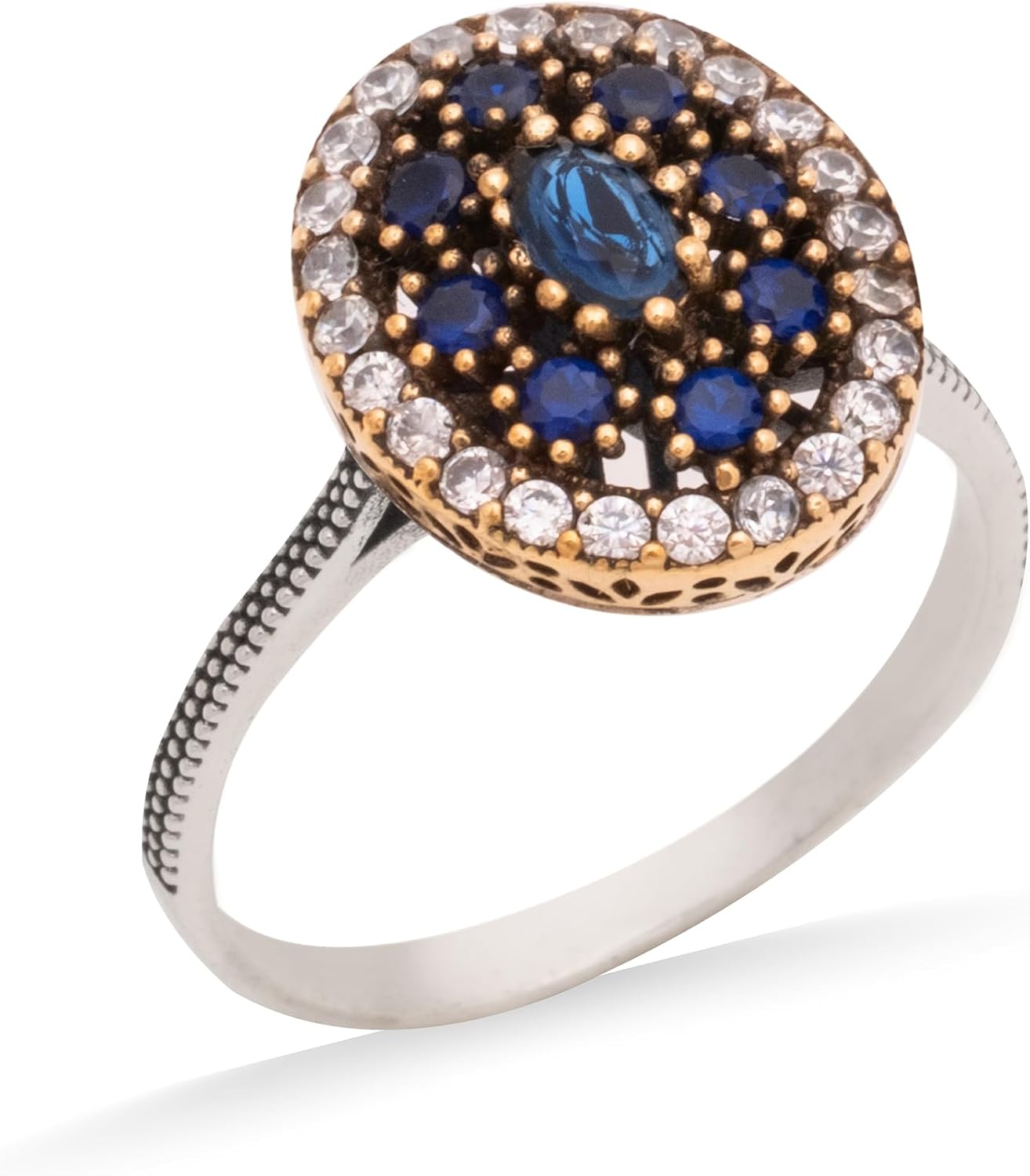 Handmade 925 Sterling Silver Turkish Women Ring