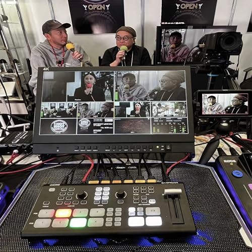 Image of Osee GoStream Deck Pro HDMI Live Stream Switcher, Video Mixer Switcher 6 HDMI, 2 USB, 8 Macro Buttons, MultiSource, Three Streams Simultaneously, Phone Out, UVC & NDI Updatable