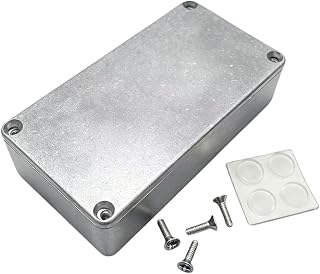 Miwayer 1590B Aluminum Guitar Effect Pedal Enclosure, Unfinished Diecast Stomp Box, 113x61x31mm DIY Project Box with Screws & Rubber Feet for Guitar Audio DIY