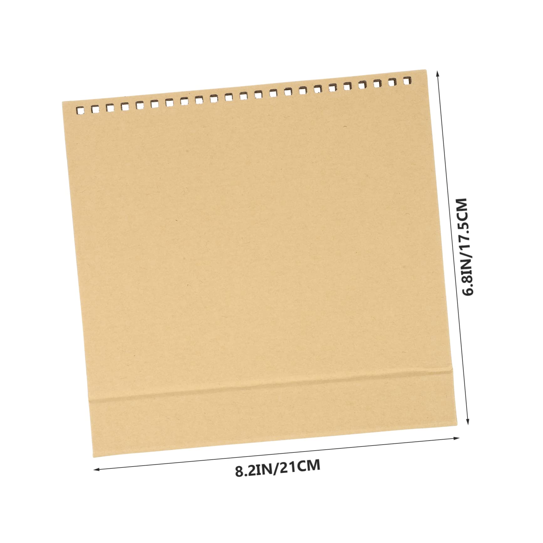 Operitacx 12pezzi Calendario da Scrivania Fai da Te Base Stabile per Calendario da Scrivania Base Colorata per Vuota da Carta Iridescente