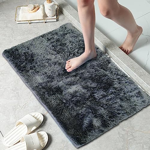 Badezimmerteppich, Badematte Rutschfest, Badteppich Waschbar, Weich Mikrofaser Badvorleger 80x150cm,...