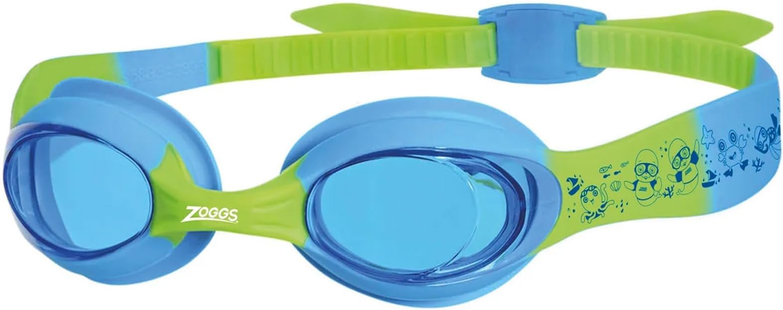 Kids' Little Twist Swim Goggles | Anti-Fog UV Protection | Soft Silicone Seal, Flexible Nose Bridge & Easy-Adjust Strap