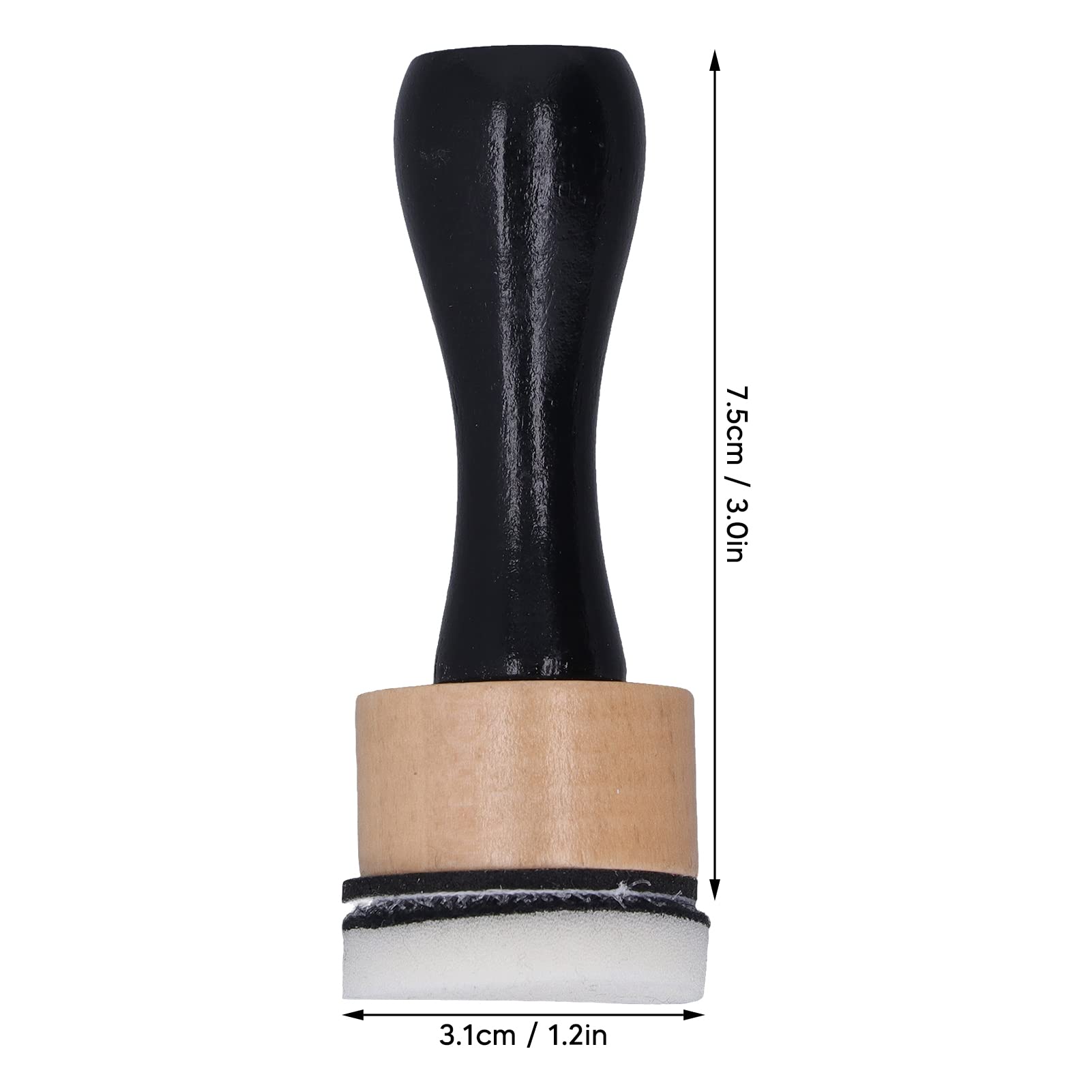 Ink Paints Mixing Blending Tool with 2 Handle 14 Round Sponges, Mini Brush Ink Paints Applicator Tool Auxiliary Dabber Stamps for Drawing Distressing Blending