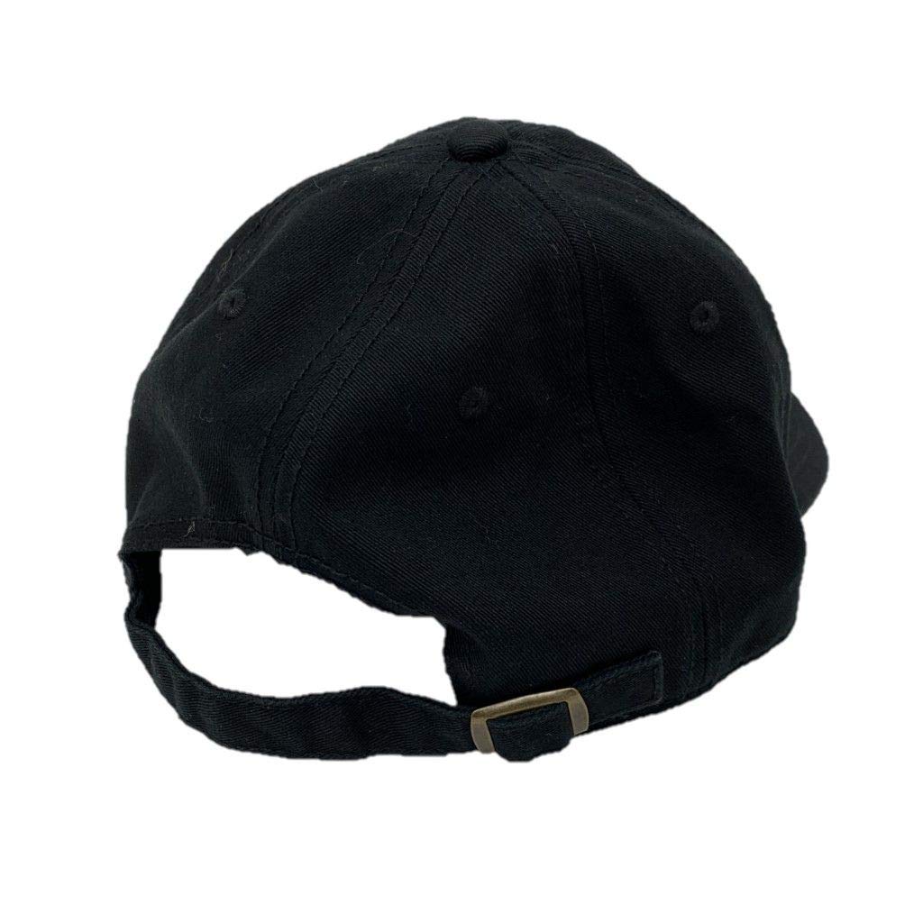 American Needle Vegas Golden Knights Metallic Logo Blue Line Twill Adjustable Dad Hat Black