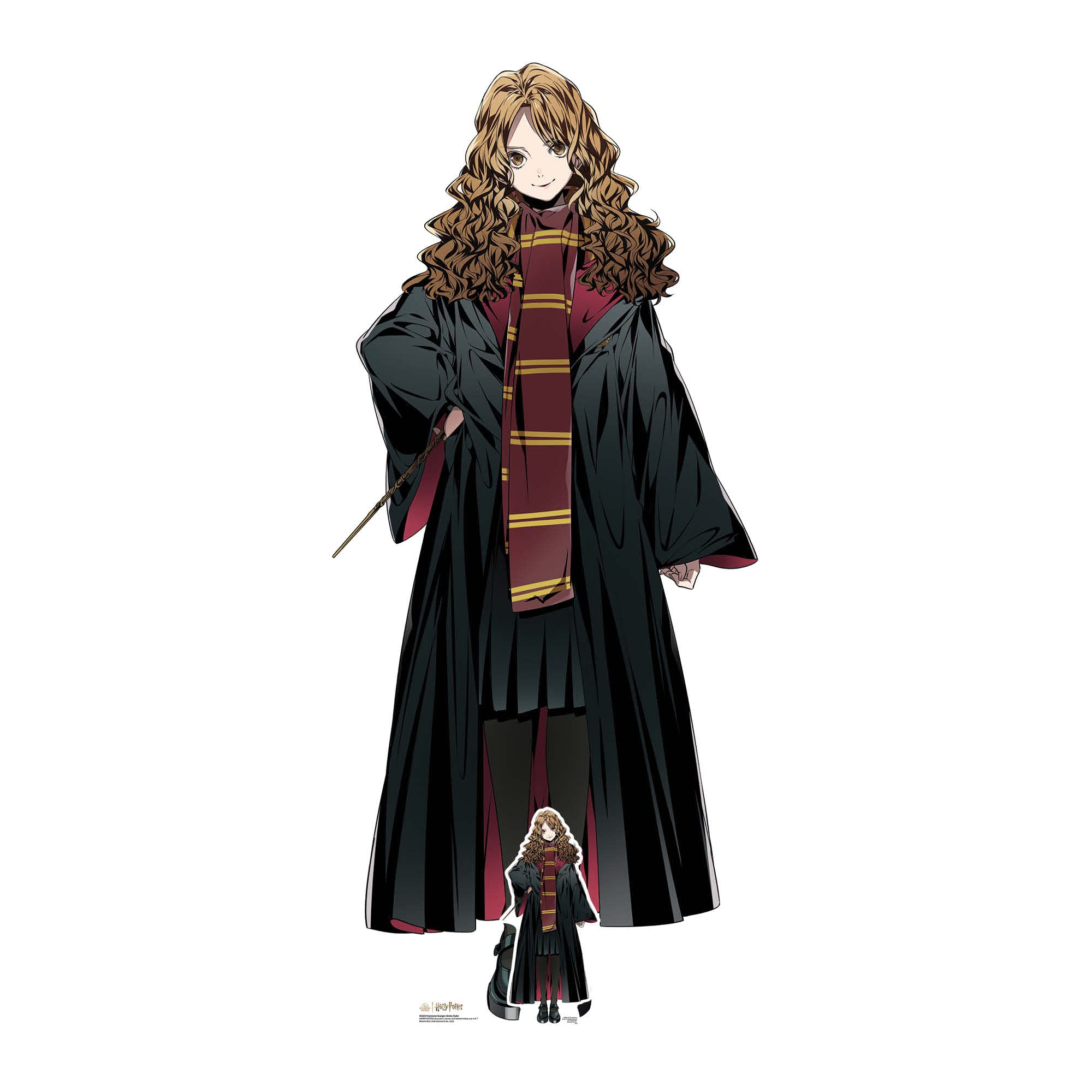 Hermione Granger Anime Lifesize Cardboard Cutout Harry Potter Free Mini Standee
