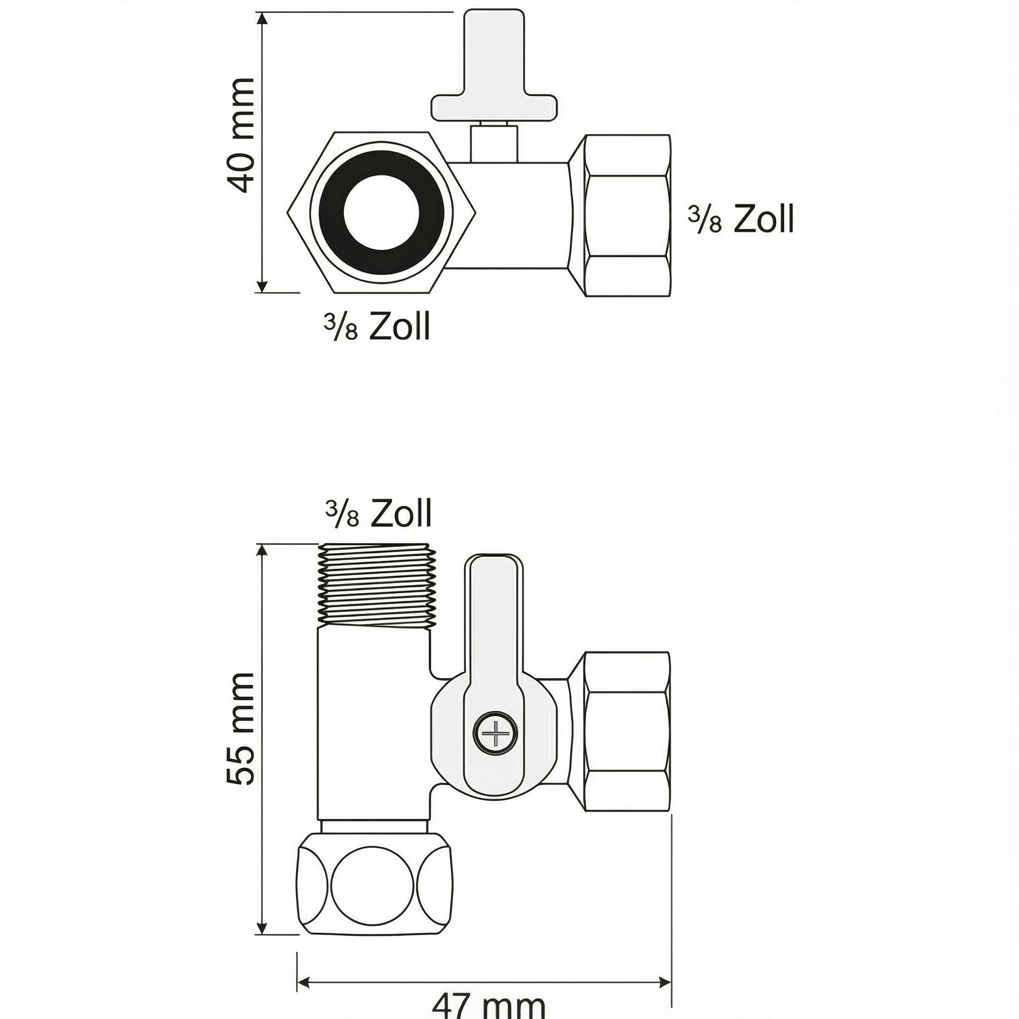 Neues Wasser Group | Untertisch-Wasserfilter: BRITA Filter-Kopf, BRITA Filter P1000, Filterwechselanzeige (Digiflow-Wasseruhr), Flexschlauch, Eckventil-Adapter
