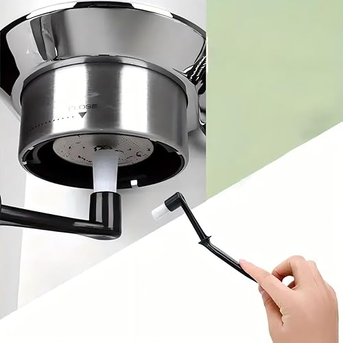 Miniatura 8 de Limpiador de cepillos para máquina de café, cepillo de nailon para máquina de café expreso, herramienta de limpieza de café con cuchara para